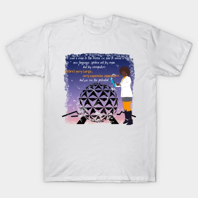 spaceship earth T-Shirt by Wenby-Weaselbee